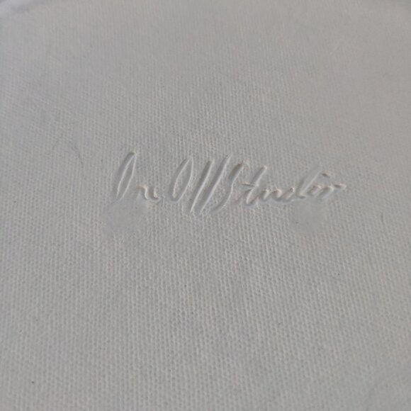 Studio Art Pottery Bowls Set of 2, Carol Smeraldo Hand Painted 12.5" and 6.75" - Picture 7 of 14